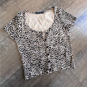 Brandy Melville Cheetah Top